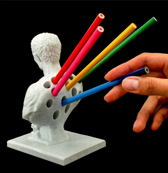 Julius Caesar Jül Sezar Kalemlik Kalem Tutucu Bir Darbe De Sizden Olsun! - Resim 2