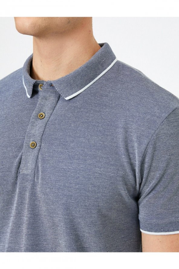 KOTON Polo Yaka T-shirt - Resim 5