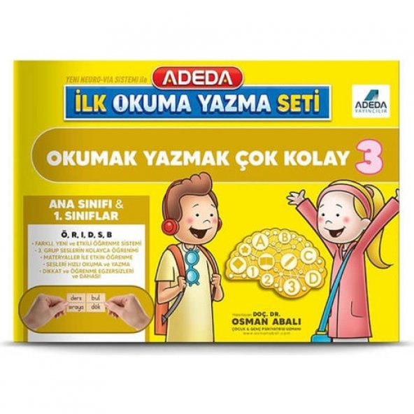Adeda İlk Okuma Yazma Seti - 4