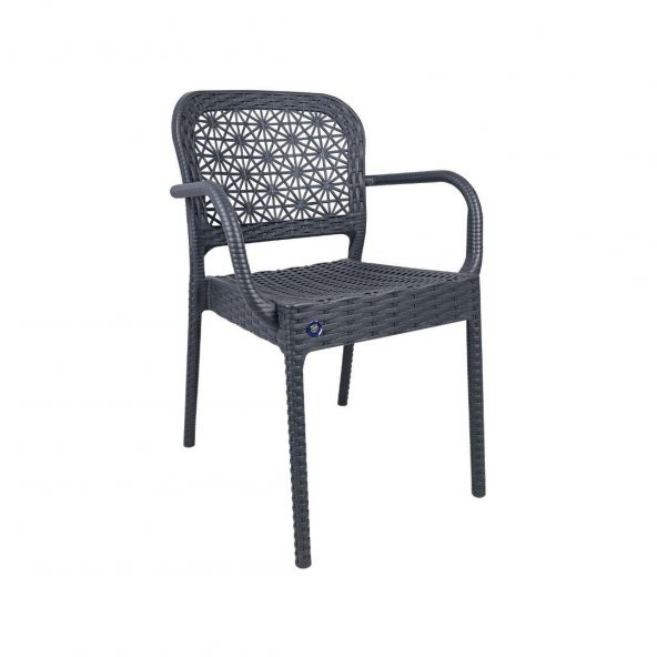 Mandella Ares Rattan Koltuk (2 Adet) Antrasit