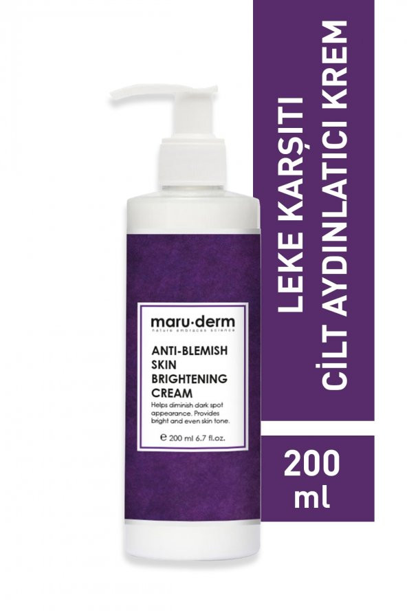 Maruderm Leke Karşıtı Cilt Beyazlatıcı Bakım Kremi 200 ml - 2