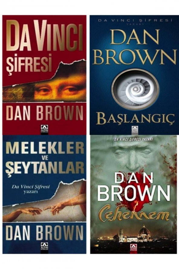Başlangıç - Da Vinci Şifresi - Melekler Ve Şeytanlar - Cehennem / Dan Brown 4lü Set - 1
