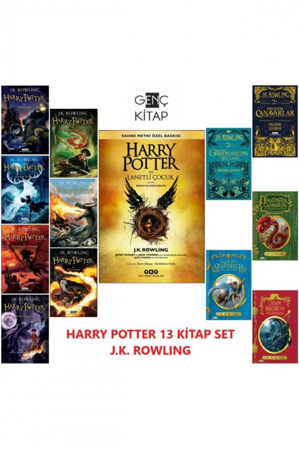 Harry Potter Serisi 13 Kitap Set J.k. Rowlıng - 1