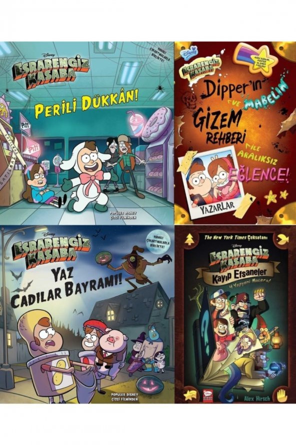 Disney Esrarengiz Kasaba - Beta Kids Kitap Seti (8 Kitap - Günlük 3, - 2