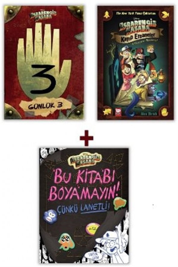 Disney - Esrarengiz Kasaba Seti (3 Kitap Takım) - Alex Hirsch 9780000999931