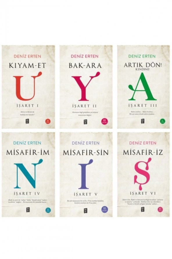 Deniz Erten / Uyanış Seti - 6 Kitap