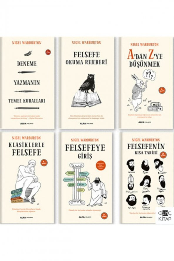 Nigel Warburton 6 Kitap Felsefe Seti A Dan Z Ye Düşünmek Felsefeye Giriş Klasiklerle Felsefe
