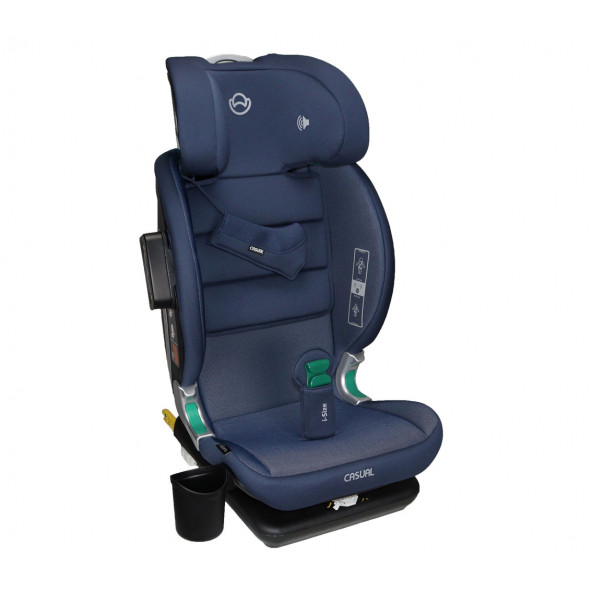 Casual Classfix Plus Müzikli i-Size 100-150 cm / 15 kg - 36 kg İsofixli Oto Koltuğu Mavi - 2