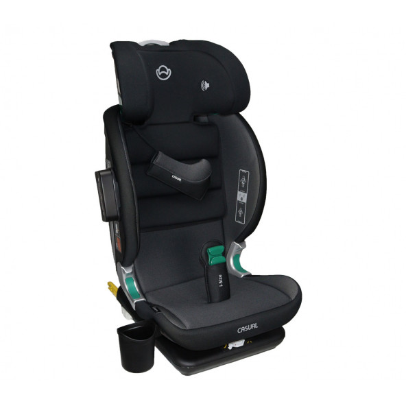 Casual Classfix Plus Müzikli i-Size 100-150 cm / 15 kg - 36 kg İsofixli Oto Koltuğu Siyah - 2