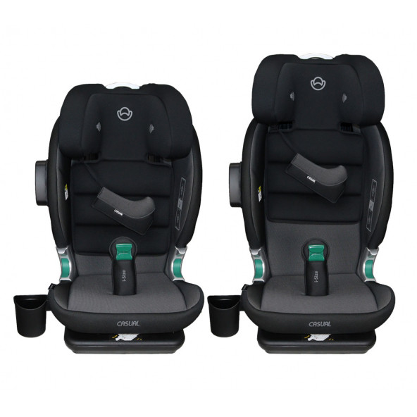 Casual Classfix Plus Müzikli i-Size 100-150 cm / 15 kg - 36 kg İsofixli Oto Koltuğu Siyah - 3