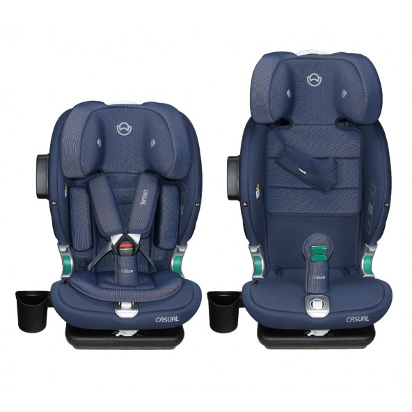 Casual Goldfix Plus Müzikli i-Size 76-150 cm / 9 kg - 36 kg İsofixli Oto Koltuğu Mavi - 4