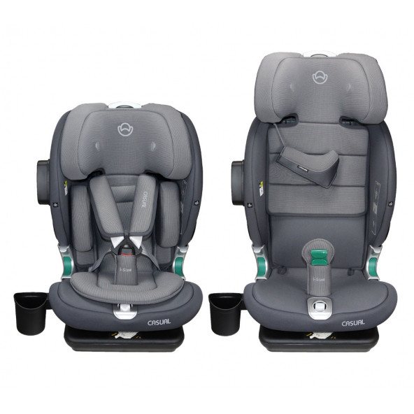 Casual Goldfix Plus Müzikli i-Size 76-150 cm / 9 kg - 36 kg İsofixli Oto Koltuğu Antrasit - 4