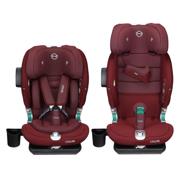 Casual Goldfix Plus Müzikli i-Size 76-150 cm / 9 kg - 36 kg İsofixli Oto Koltuğu Mürdüm - 4