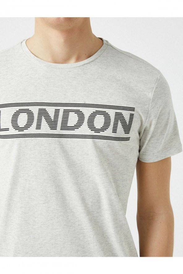 KOTON Kısa Kollu Pamuklu T-Shirt - 5