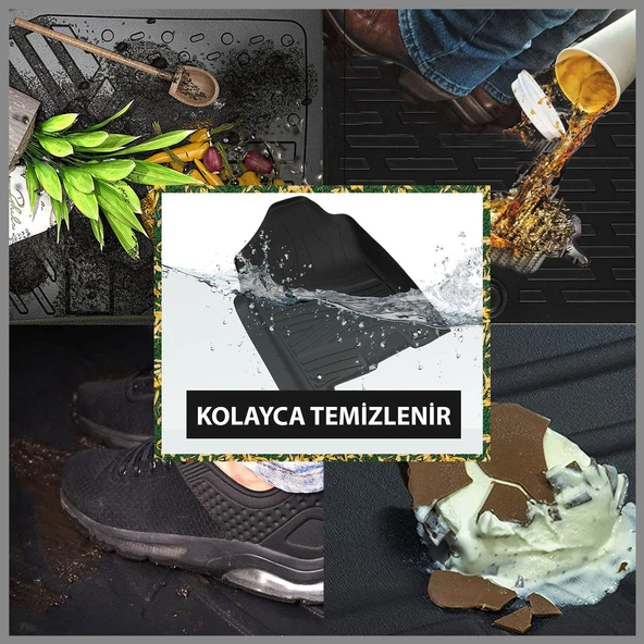 Perflex Paspas 3D Havuzlu X-Mat Leon 2013-2020 - 3