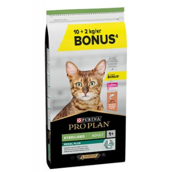 Pro Plan Sterilised Somonlu ve Ton Balıklı 10 kg + 2 kg Yetişkin Kedi Maması - 2