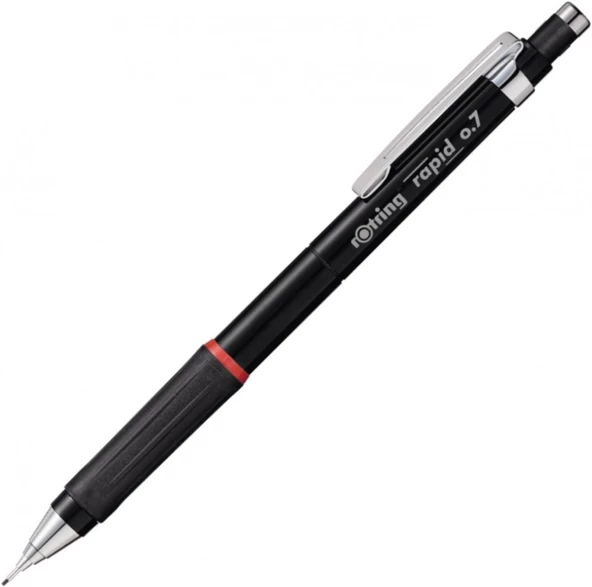 Rotring Rapid 0.7mm Mekanik Kurşun Kalem Siyah