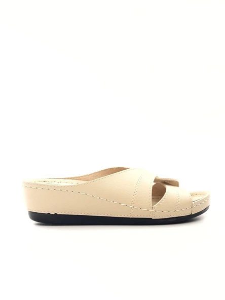 Bento 15.036 Kadın Feta Topuk ComforT Anatomik Terlik - 4