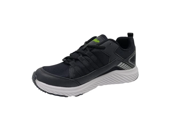 Jump 24865 Unisex Siyah Neon Yeşil Yürüyüş Koşu Spor Ayakkabı - Resim 3