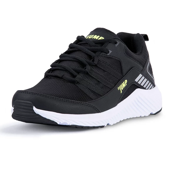 Jump 24865 Unisex Siyah Neon Yeşil Yürüyüş Koşu Spor Ayakkabı - Resim 6
