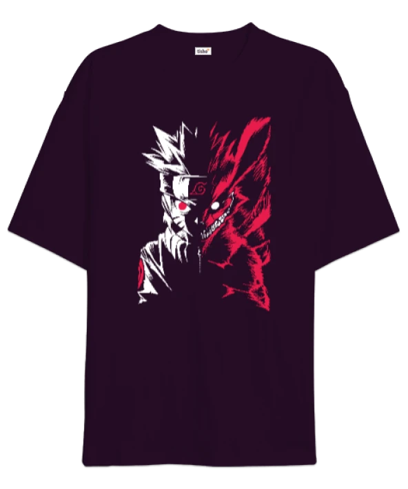 Anime Naruto Oversize Unisex Tişört