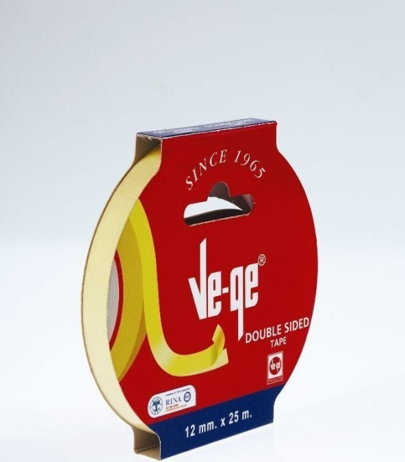 Vege Çift Taraflı Bant 12Mm X 25M