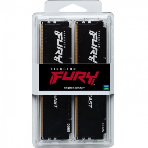 Kingston Fury 16GB Kit 6000 DDR5 KF560C40BBK2-16 - Resim 3