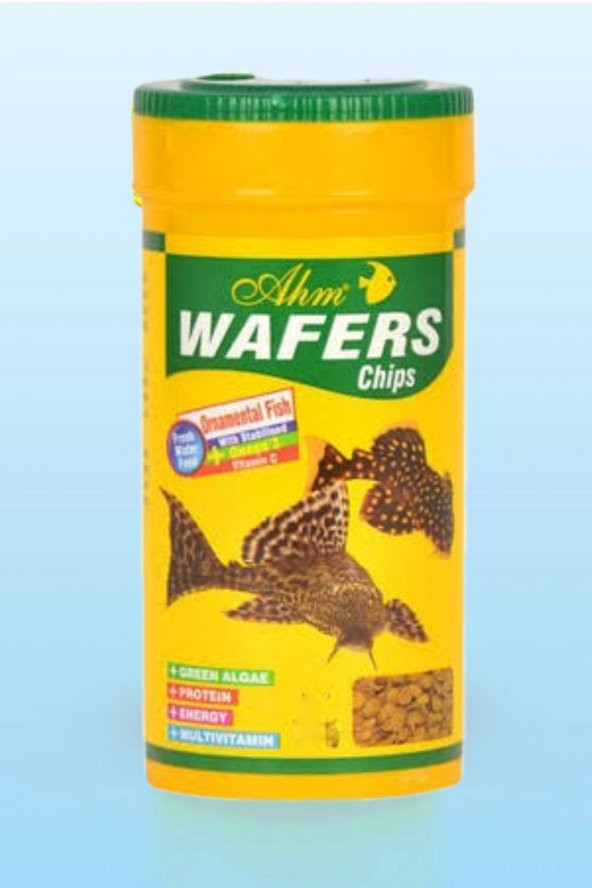 Wafers Chips Çöpçü,Vatoz Balığı Yemi 100 Ml - 1