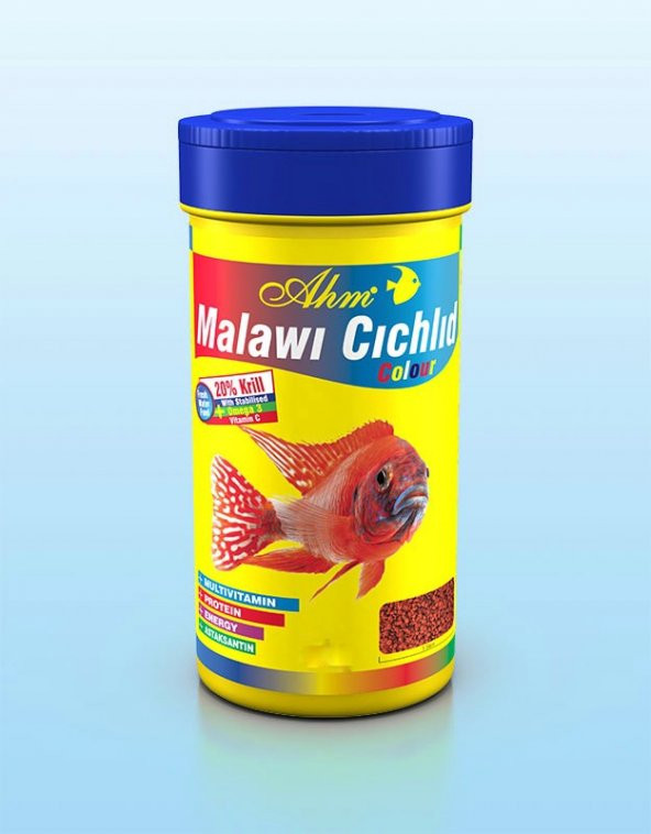 Malawi Cichlid Colour Ciklet Balığı Yemi 100 Ml