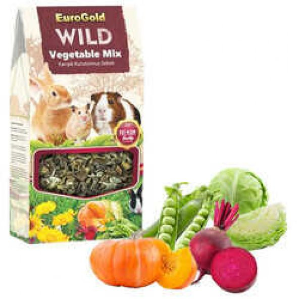 Wild Vegetable Mix 80 Gr Sebze Karışımı Kemirgen Yemi