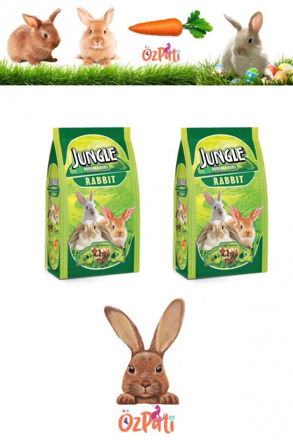 Jungle Tavşan Yemi 500 Gr 2 Pk