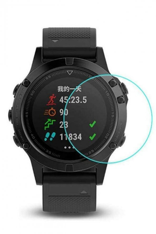 GARMIN FENIX 5 PLUS EKRAN KORUYUCU (38mm) +1 YEDEK