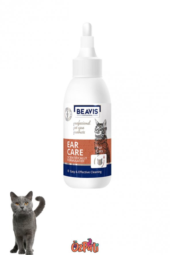 Ear Care Kediler için Kulak Temizleme Solüsyonu 100 Ml