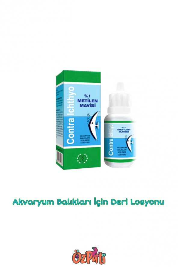 Metilen Mavisi Akvaryum Su Düzenleyici 30 Ml