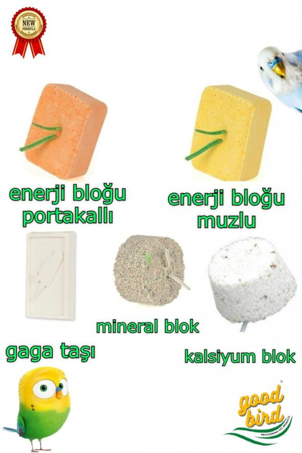 Enerji-mineral-kalsiyum Blok Seti