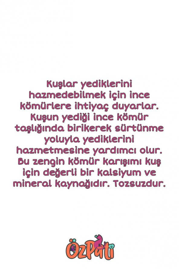 Kuş Kömürü / Kömür Blok 5 Adet - 2