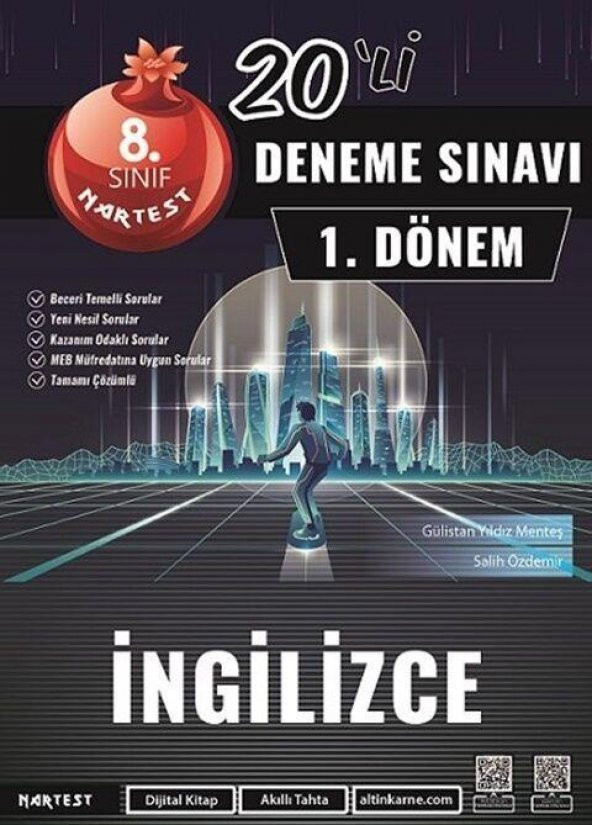 8. Sınıf İngilizce 1. Dönem Mod 20 Deneme Nartest Yayınları - 1