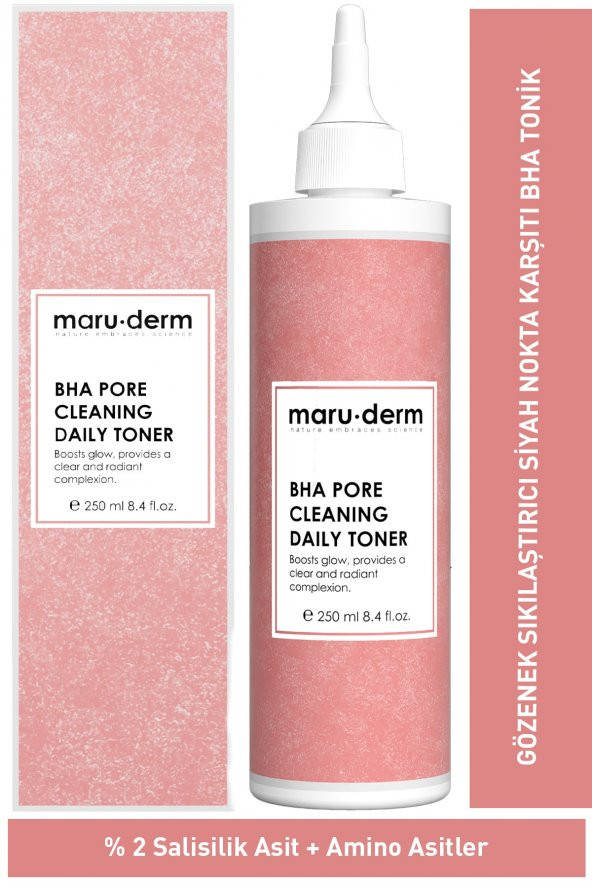 Maruderm Bha Tonik Gözenek Sıkılaştırıcı, Siyah Nokta Karşıtı 250 Ml - 1