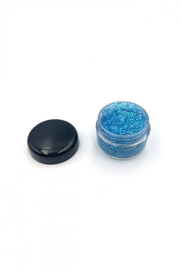 Mavi Göz Simi, Yüz ve Vücut Parıltısı, Party Glitter Makyaj Simi 5 ML - 2