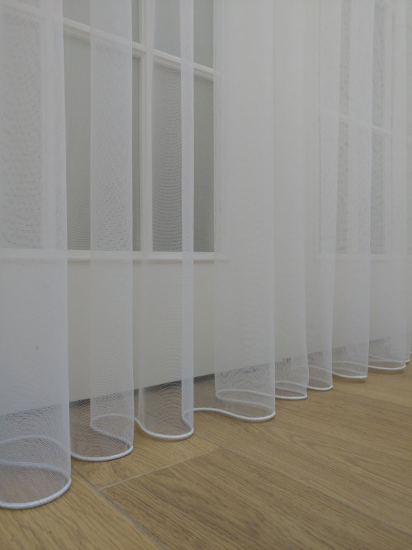 Grek Tül Perde - Petek Zemin,  100x250, Normal Pile, 1/2.5 - 2