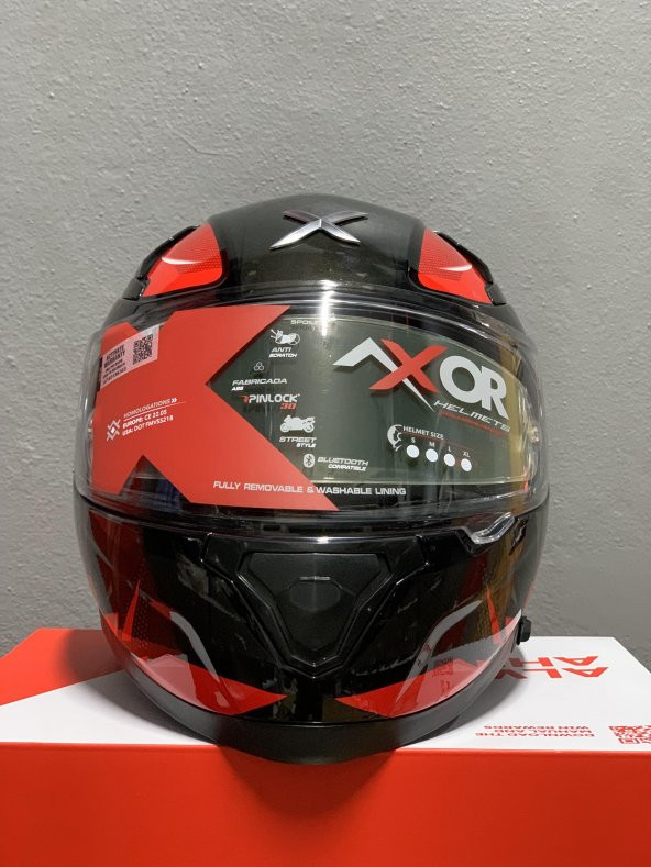 AXOR APEX HUNTER KIRMIZI FULL FACE KASK - 2