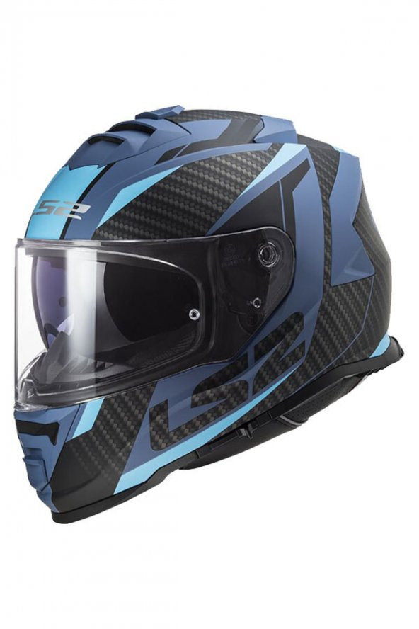 Ls2 Storm Racer Mat Mavi Kask