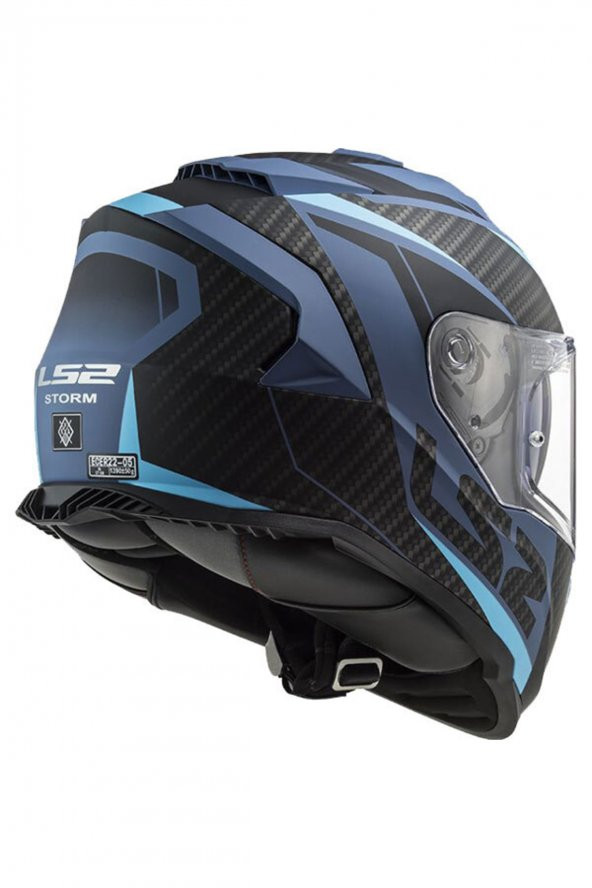 Ls2 Storm Racer Mat Mavi Kask - 2