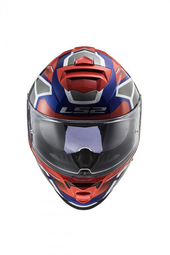 Ls2 Storm Faster Kırmızı-mavi Kask - 2