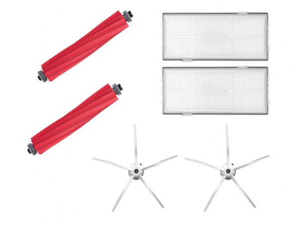 Roborock S7/S7/S7 Maxv/S7 Maxv/S7 Maxv Ultra Modelleri Uyumlu Fırça-Filtre Seti-PRFS72A2F2YB - 1