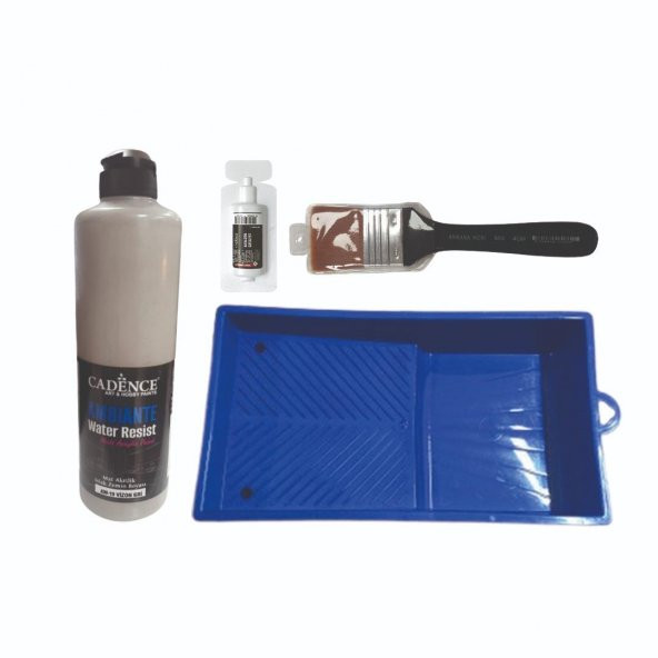 CADENCE AMBIENTE 250 ML VİZON GRİ ISLAK ZEMİN BOYA SETİ