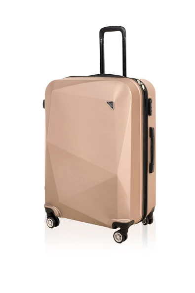 Polo&Sky Elmas Model Gold Renk 2'li Valiz Seti (Küçük+Büyük) - 2