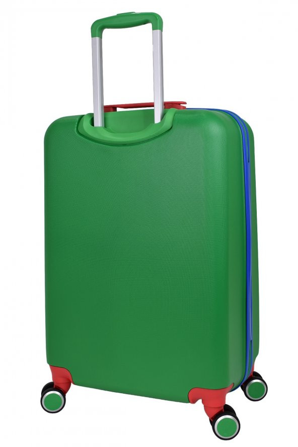 United Colors Of Benetton Lüx Abs Büyük Boy Valiz Yeşil BNT700 - 4