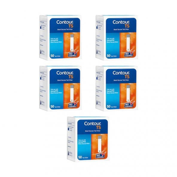 Contour Ts Test Stribi 50'Li X 5 KUTU (SKT:05/2026) ürün görseli 1