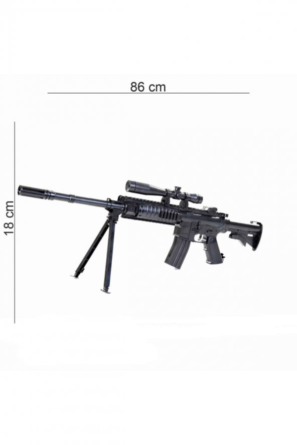 Poşetli Lazerli Uzay Dipcikli Boncuk Atan Tüfek